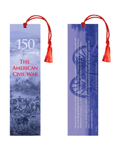 150th Anniversary Civil War Bookmark