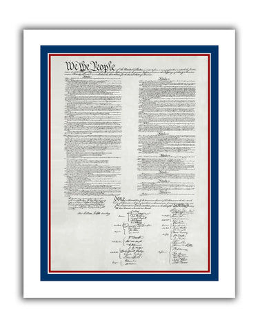 11"x 14" US Constitution Print