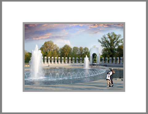 8"x 10" WWII Memorial Matted Print