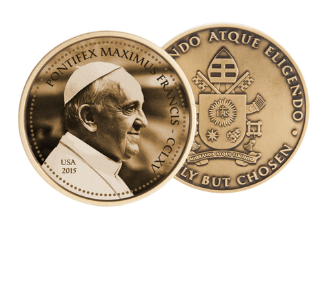POPE FRANCIS COMMEMORATIVE COIN